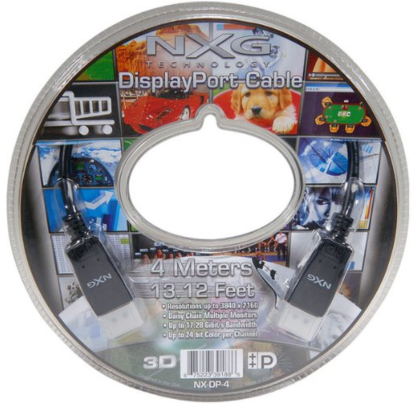 NXG Technology NX-DP-4 аудио/видео кабель