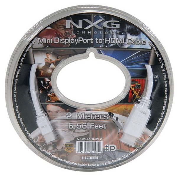 NXG Technology NX-MDP-HDMI-2 адаптер для видео кабеля