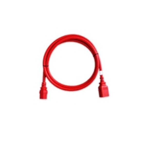 Raritan SecureLock 15ft 4.6m C13 coupler C14 coupler Red