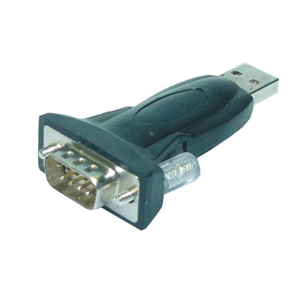 M-Cab USB A/RS-232 USB A RS-232 Черный кабельный разъем/переходник