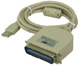 M-Cab USB 2.0 Adapter USB 2.0-A IEEE1284 (CEN 36-pin) Kabelschnittstellen-/adapter