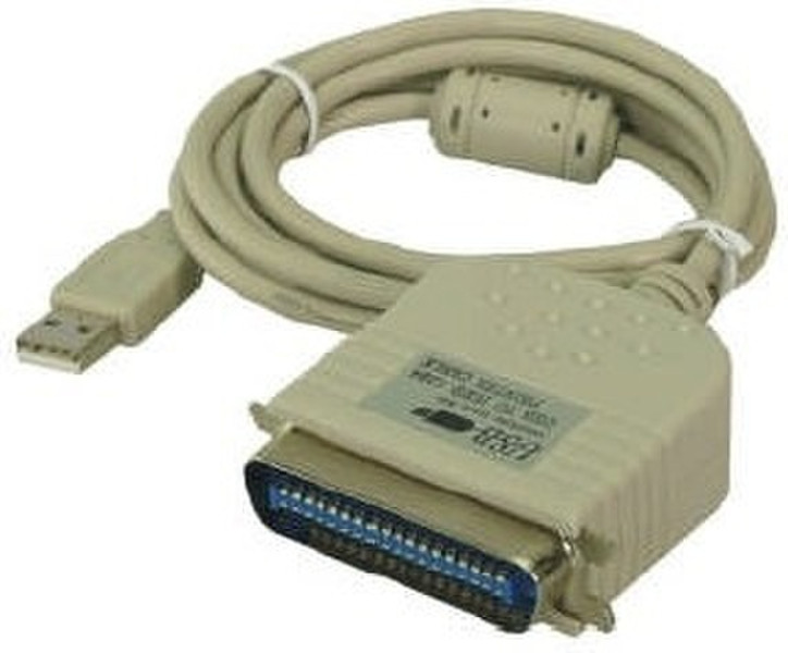 M-Cab USB 2.0 Adapter USB 2.0-A IEEE1284 (CEN 36-pin) Kabelschnittstellen-/adapter