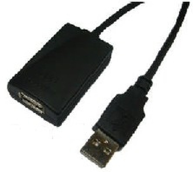 M-Cab USB 2.0 Repeater Kabel - Stecker 5m USB A USB A Grau USB Kabel