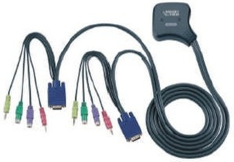 M-Cab 7000761 Schwarz Tastatur/Video/Maus (KVM)-Kabel