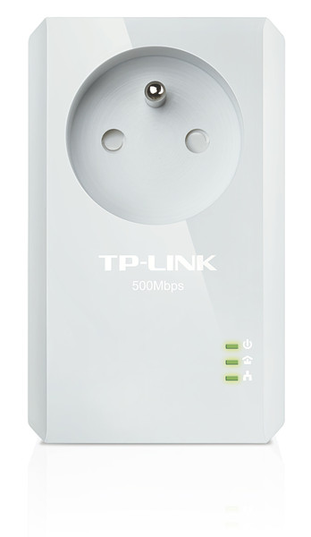 TP-LINK AV500 Подключение Ethernet Белый 1шт PowerLine network adapter