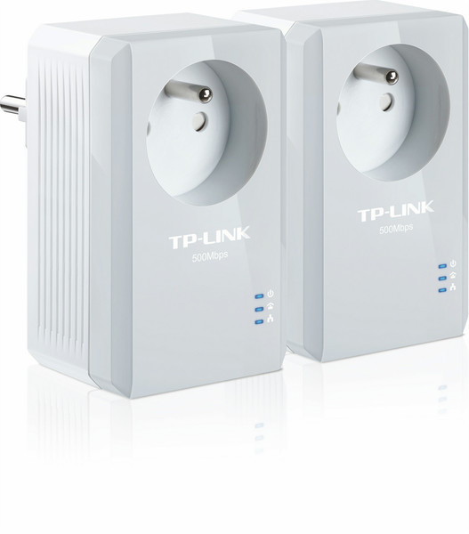 TP-LINK TL-PA4015PKIT 500Mbit/s Eingebauter Ethernet-Anschluss Weiß 2Stück(e) PowerLine Netzwerkadapter