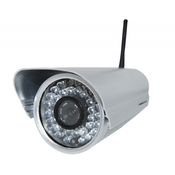 Foscam FI9801W IP security camera indoor & outdoor Bullet Silver