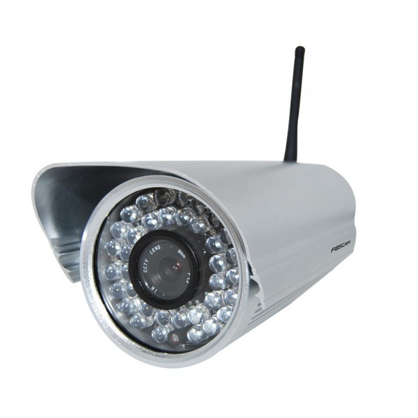 Foscam FI9802W IP security camera indoor & outdoor Bullet Silver