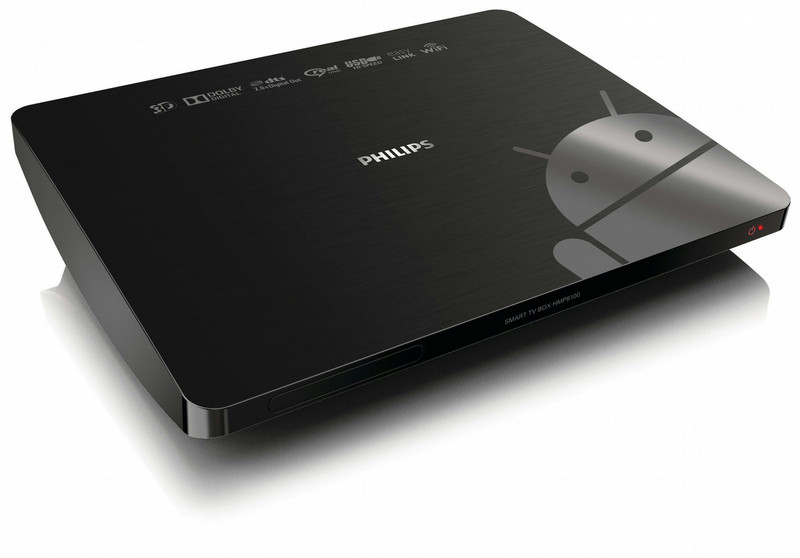 Philips HMP8100/93 Full HD 4ГБ Wi-Fi Подключение Ethernet Черный Smart TV приставка для телевизоров