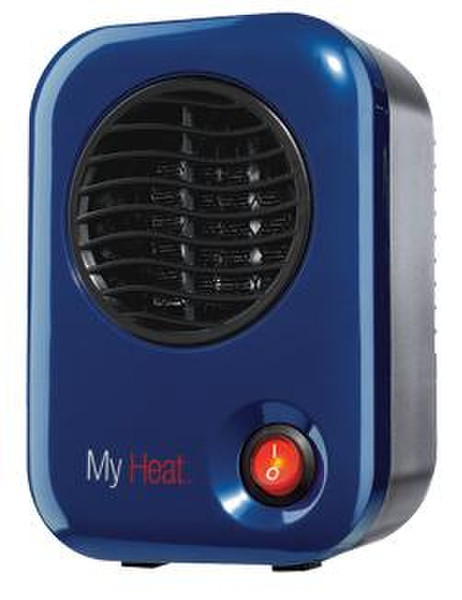 Lasko My Heat Personal Heater Table 200W Blue Fan
