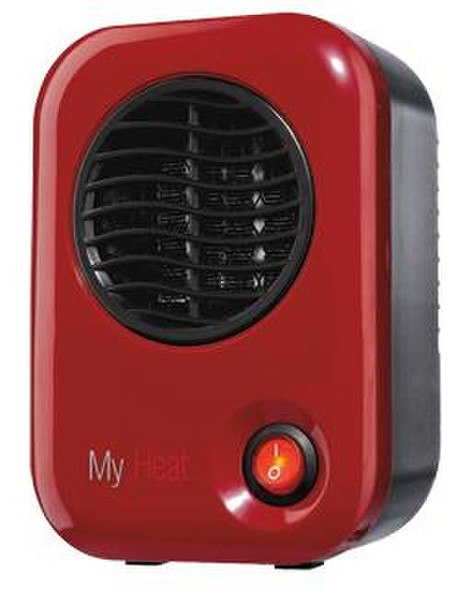 Lasko My Heat Personal Heater Table 200W Red Fan