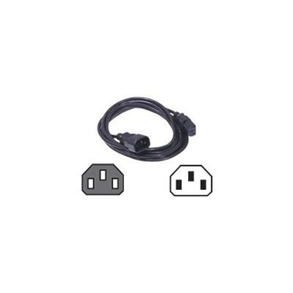 DELL 450-14432 2м C13 coupler C14 coupler Черный кабель питания