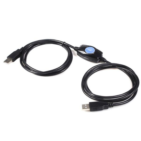 StarTech.com USB2LINK 2м USB A USB A Черный кабель USB