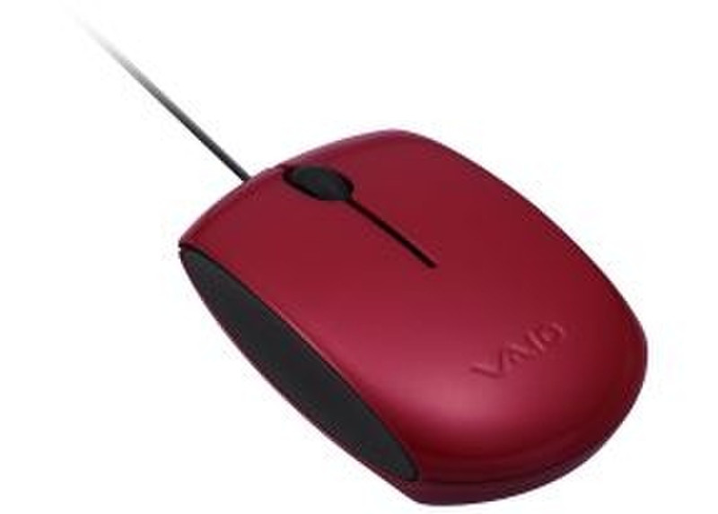 Sony VGP-UMS2P/R USB Оптический 800dpi Красный компьютерная мышь