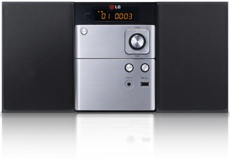 LG CM1530 Micro-Set 10W Schwarz, Silber