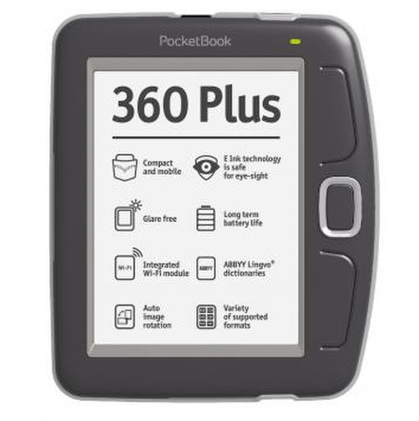 Pocketbook 360 Plus 5Zoll 2048GB WLAN Grau eBook-Reader