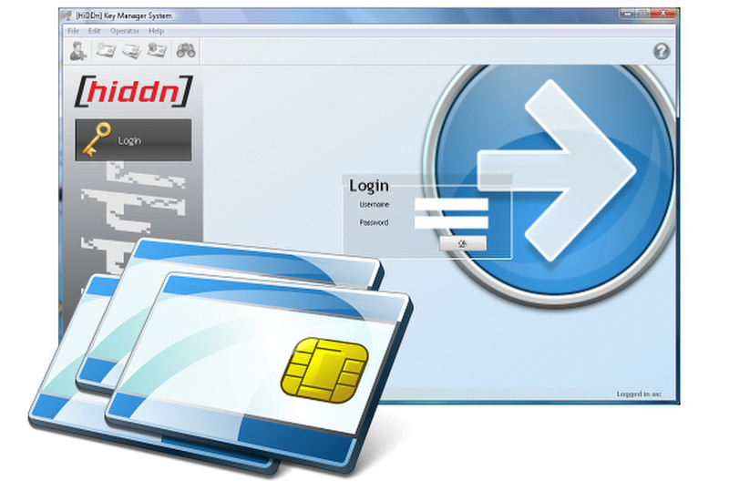 hiddn KMS 60 620 000 smart card software