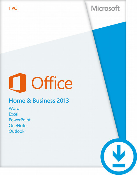 Microsoft Office Home & Business 2013, 32/64-bit, PkLic, Dwnld, POL