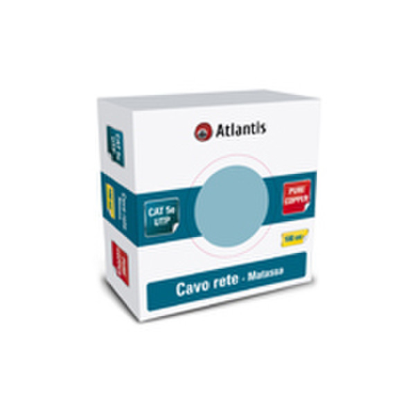 Atlantis Land P019-N150-100M 100м Cat5e U/UTP (UTP) Серый сетевой кабель
