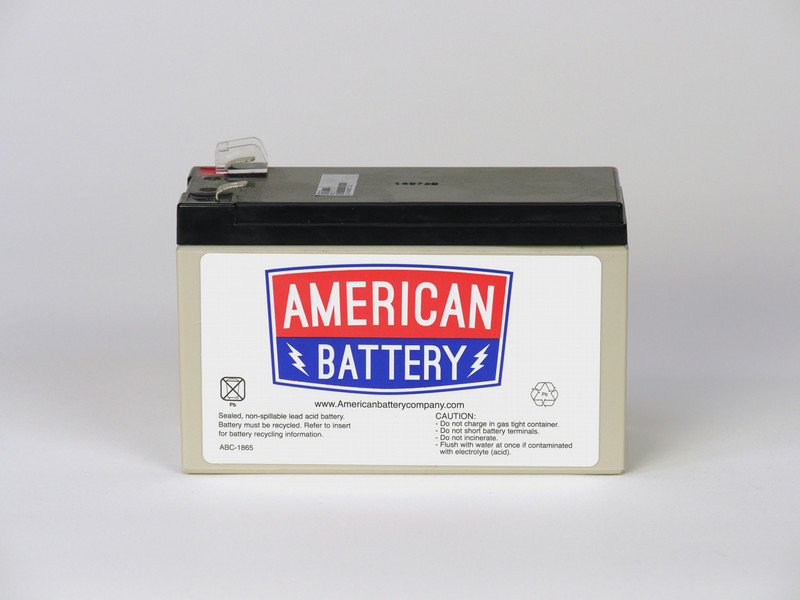 American Battery RBC110 Sealed Lead Acid (VRLA) 7Ah 12V UPS battery