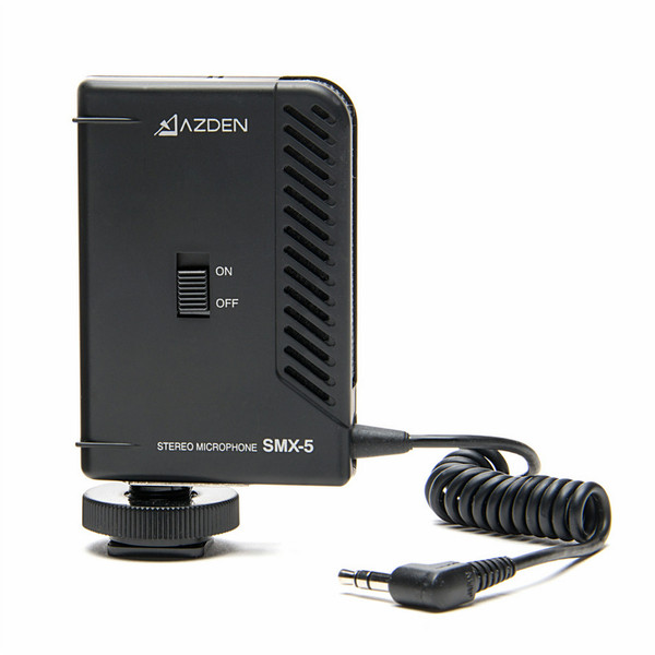 Azden SMX-5 Digital camera microphone Verkabelt Schwarz Mikrofon