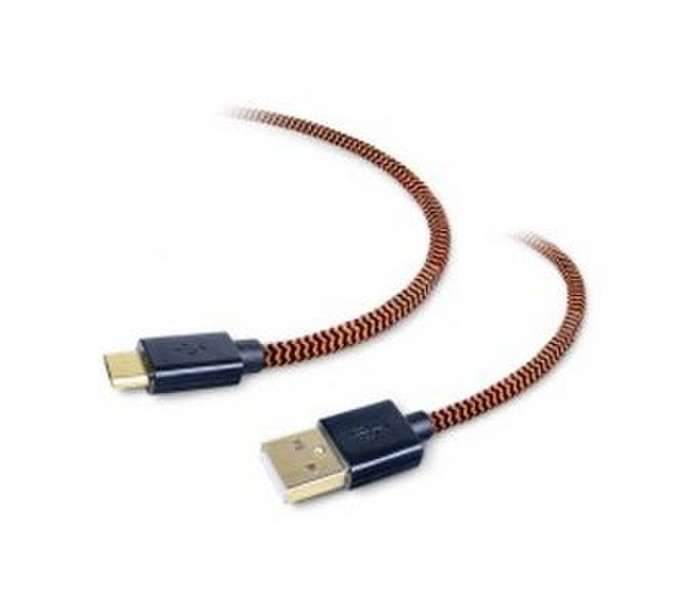 Mizco TT-FC6-MICRO 1.8м Micro-USB A USB A Оранжевый кабель USB