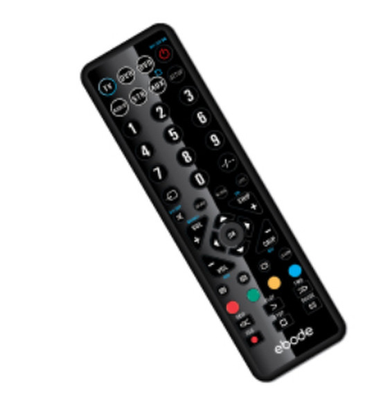 ebode TAKE 6 IR IR Wireless press buttons Black remote control