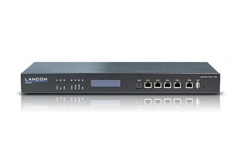 Lancom Systems 7100+ Eingebauter Ethernet-Anschluss Schwarz