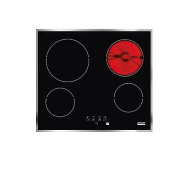 Franke TX 604 Eingebaut Electric hob Schwarz