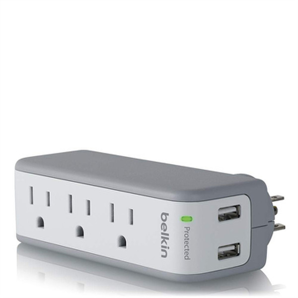 Belkin BST300bg 3AC outlet(s) Grey,White surge protector