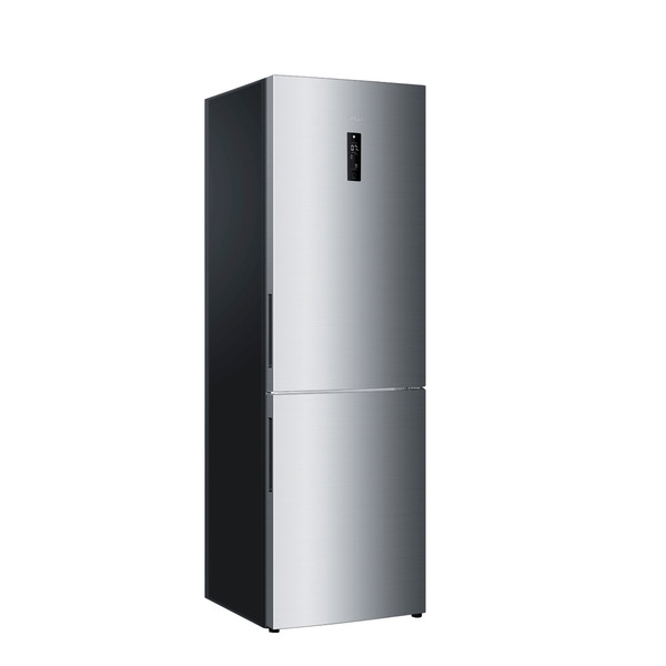Haier C2FE736CFJ Отдельностоящий 352л A++ Нержавеющая сталь холодильник с морозильной камерой