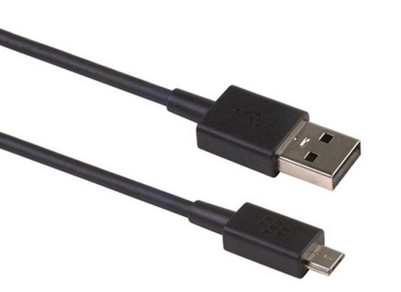 BlackBerry ACC-39504-301 1.2м Micro-USB A USB A Черный кабель USB
