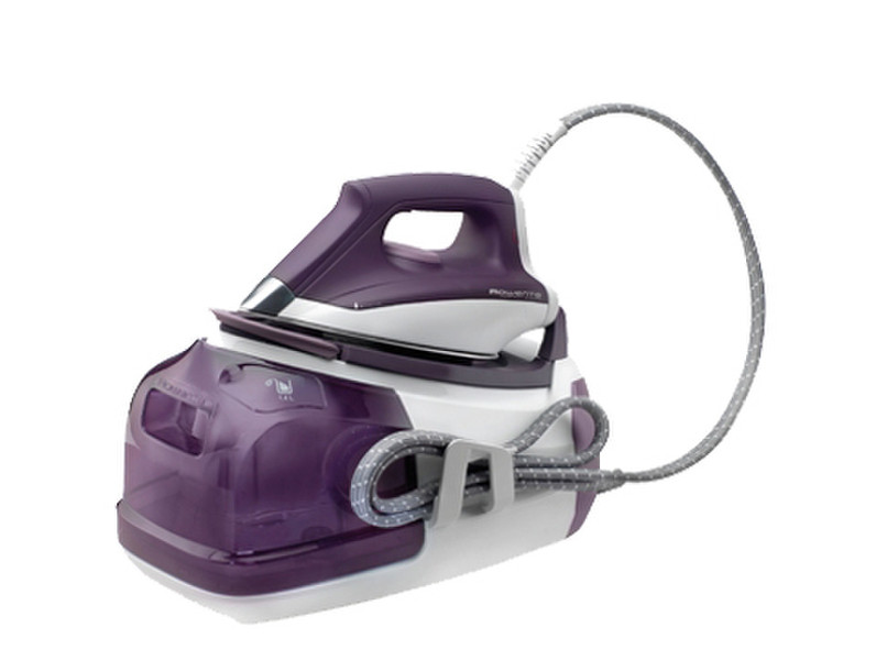 Rowenta DG 8520 1.4L SteamGlide soleplate Violet,White steam ironing station