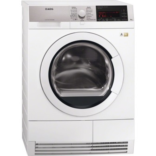 AEG T97680IH freestanding Front-load 8kg A+++ White tumble dryer