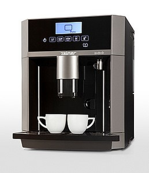 Zelmer CM4003ALS Espresso machine 2л 2чашек Черный кофеварка