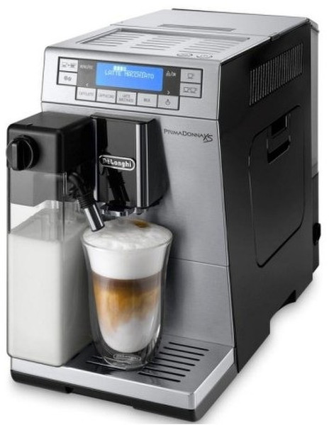 DeLonghi Primadonna XS Отдельностоящий Автоматическая Капельная кофеварка 1.3л 14чашек Нержавеющая сталь