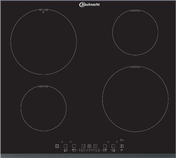 Bauknecht ETI 6646/2 IN built-in Electric induction Black hob
