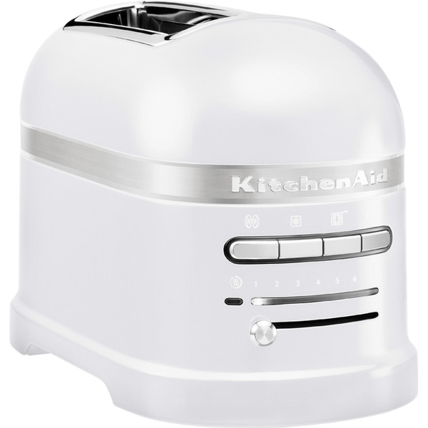 KitchenAid 5KMT2204EFP 2slice(s) 1250W Weiß Toaster