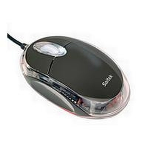 Saitek Optical Mouse USB Оптический 800dpi Черный компьютерная мышь