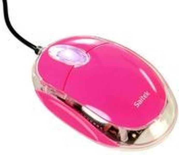 Saitek Optical Mouse USB Optisch 800DPI Pink Maus