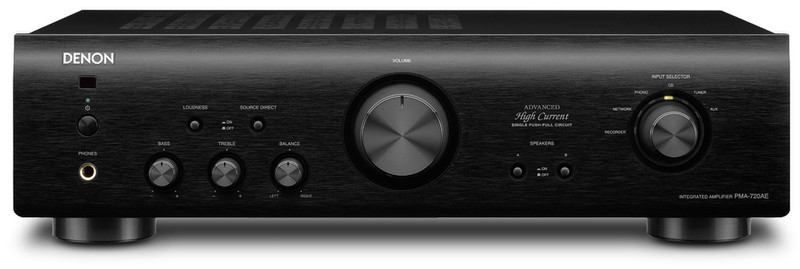 Denon PMA-720AE 2.0 home Wired Black audio amplifier
