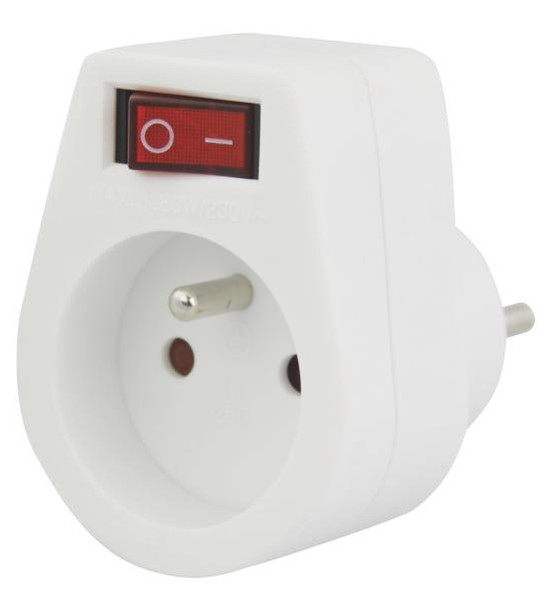 Emos P0027 White socket-outlet