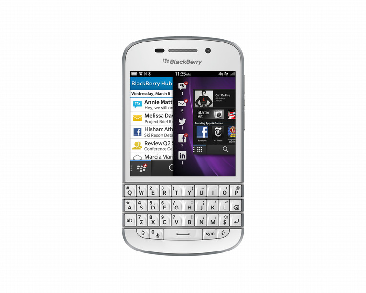 BlackBerry Q10 4G 16GB White