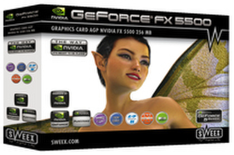 Sweex Graphics Card AGP NVIDIA FX5500 256 MB