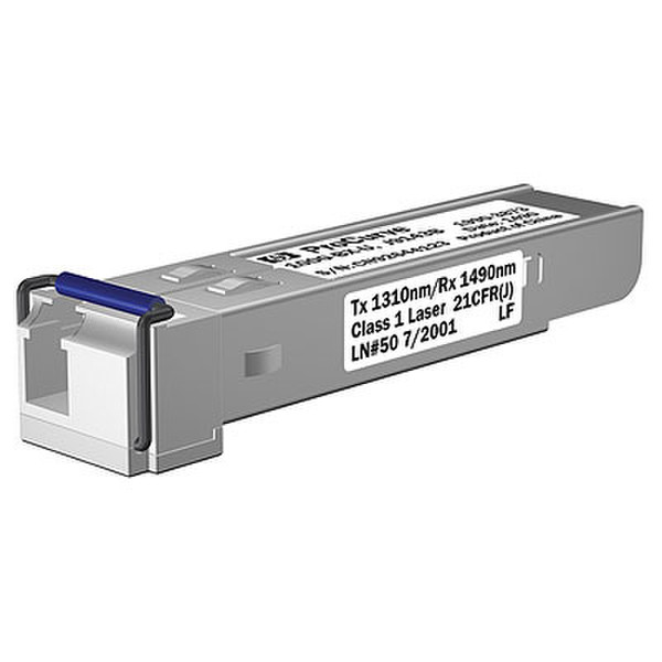 Hewlett Packard Enterprise X122 1G SFP LC BX-U Transceiver 1000Мбит/с SFP 1310нм Single-mode network transceiver module