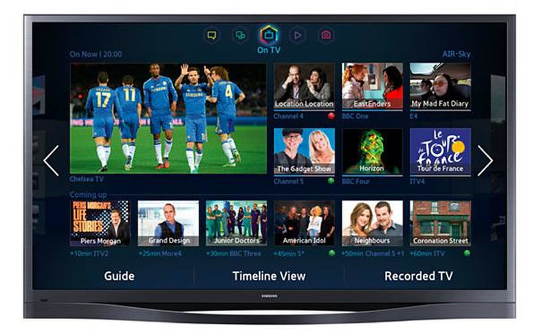 Samsung F8500 51Zoll Full HD 3D Smart-TV WLAN Schwarz Plasma-Fernseher