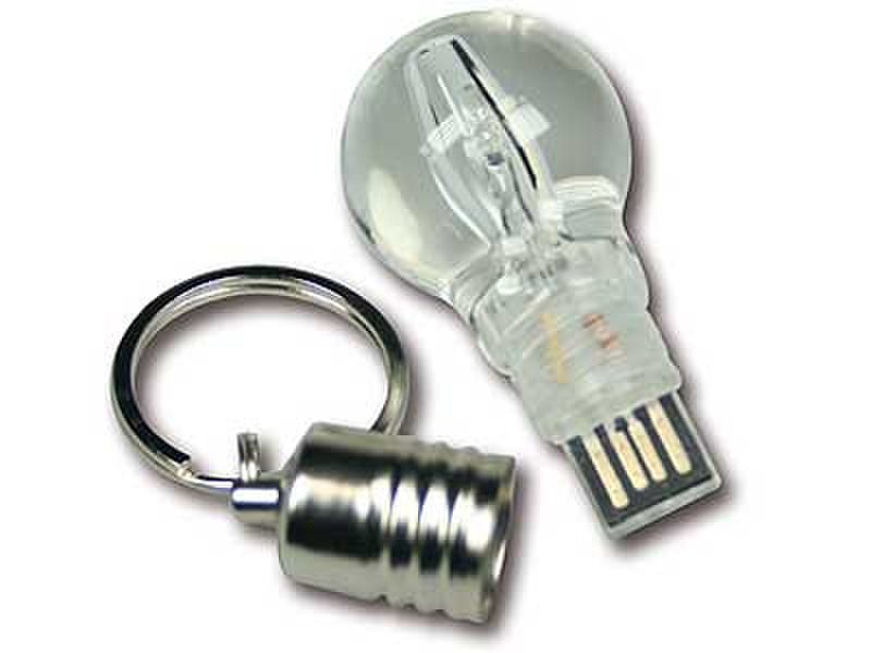 Mediacom Edi USB 2.0 4GB 4ГБ USB 2.0 Type-A Прозрачный USB флеш накопитель