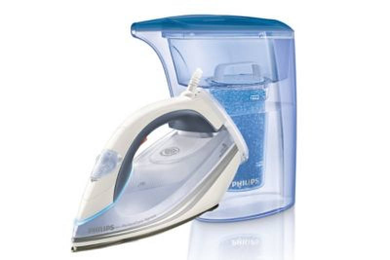 Philips PerfectCare Xpress GC5050 + GC024 Set Steam iron Anodilium soleplate 2600W Blue,White