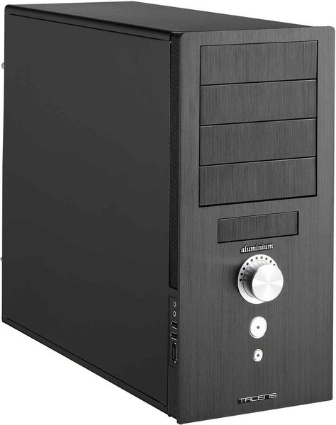 Tacens Aluminium Midi-Tower Black computer case