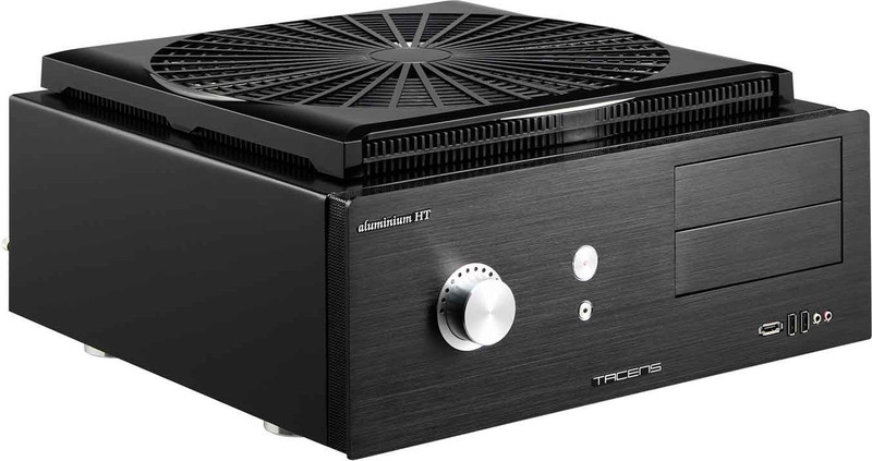Tacens aluminium HT EXTREME Low Profile (Slimline) Black computer case